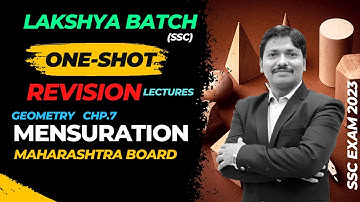 Mensuration One Shot Revision | Geometry | Chp7: Class 10 SSC Board Exam 2023 | Dinesh Sir