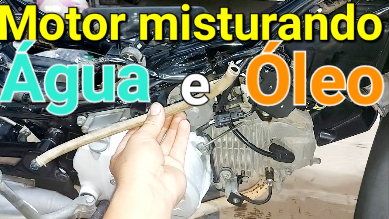 Moto com motor misturando água óleo VEJA O QUE EU FIZ! mostrei na ...