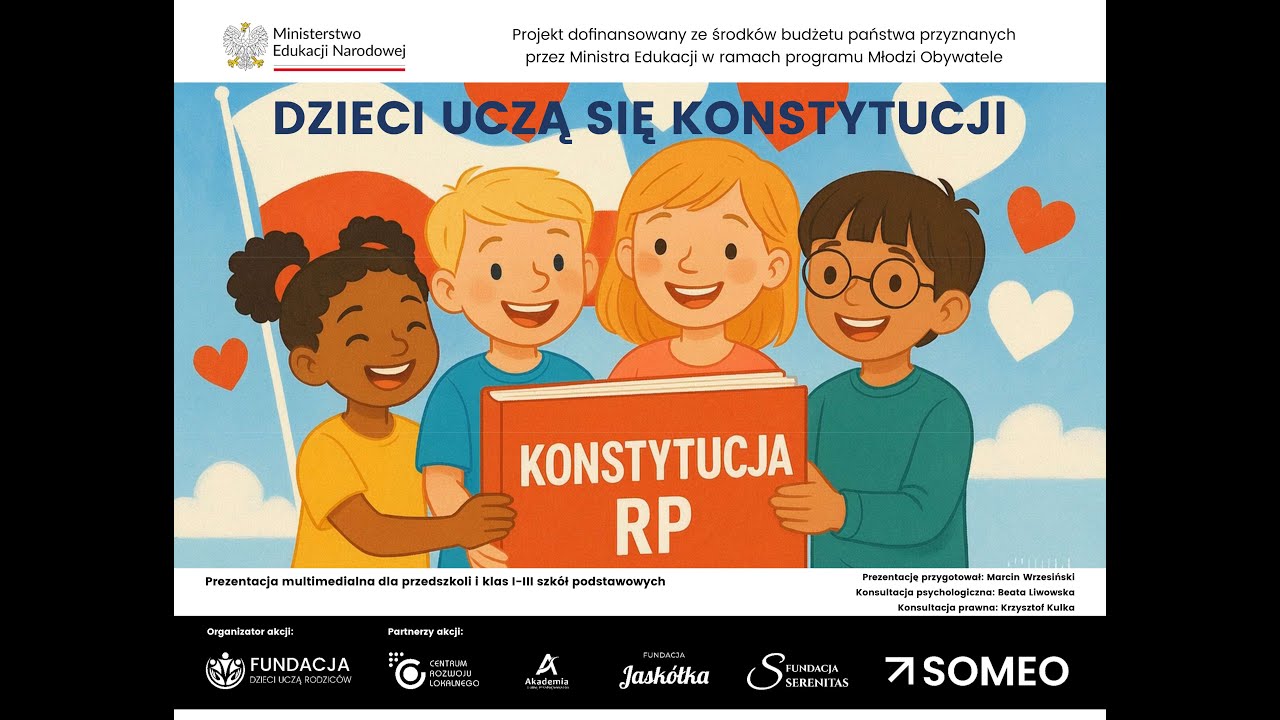 Nasza Konstytucja – lekcja + konkurs plastyczny dla dzieci