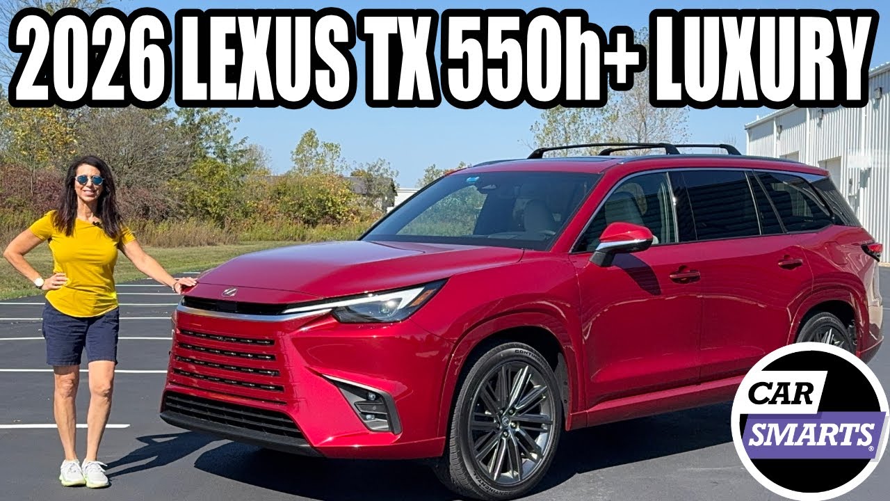 All New 2026 Lexus TX 550h+ Hybrid Luxury - The Best Luxury 3-Row SUV?