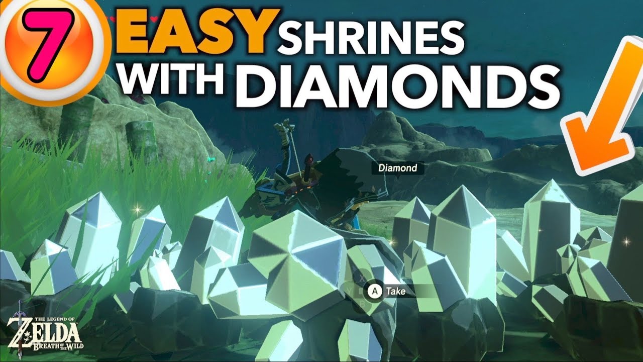 How to Easily Get Diamonds in Zelda Breath of the Wild - YouTube