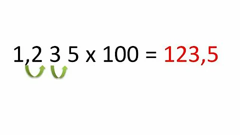 Como dividir decimal por 100?