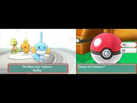 Pokemon Alpha Sapphire And Omega Ruby How To Get All Three Starters Youtube