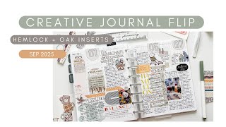 creative journal flip through | hemlock \& oak | september 2025
