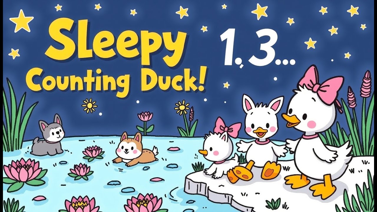 Sleepy Counting Duck! Bedtime Story for Kids
