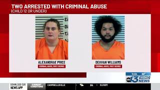 2 charged after Scottsville infant found dead from extreme neglect