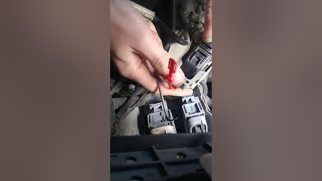 как снять разъем акпп гранта