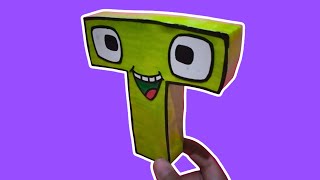 Dutch Alphabet Lore T | Paper Craft