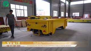 Wire Handle Control Safety Sliding Line Drive Rail Transfer Cart#machine #customized #transporter