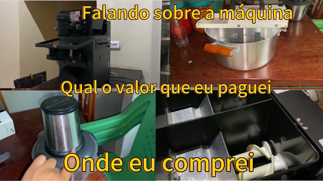 FALANDO SOBRE A MAQUINA QUAL O VALOR QUE EU PAGUEI ONDE EU COMPREI ELA ...