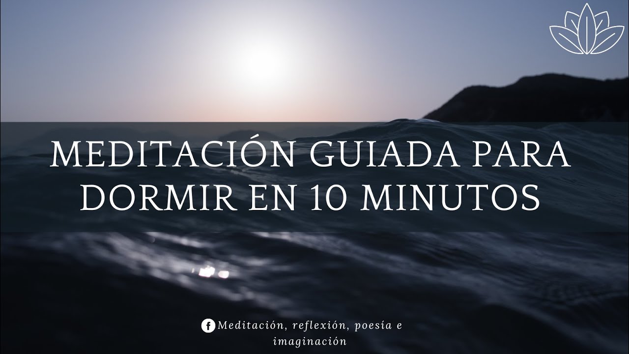 Meditación guiada para dormir en 10 minutos. (Pantalla negra) - YouTube
