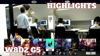 Rogue vs Mad Lions (Extended Highlights) | Week 8 Day 2 S10 LEC Summer 2020 | RGE vs MAD W8D2