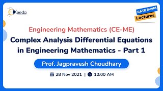 Engineering Mathematics- Complex Analysis, Differential Equations in Engineering Mathematics