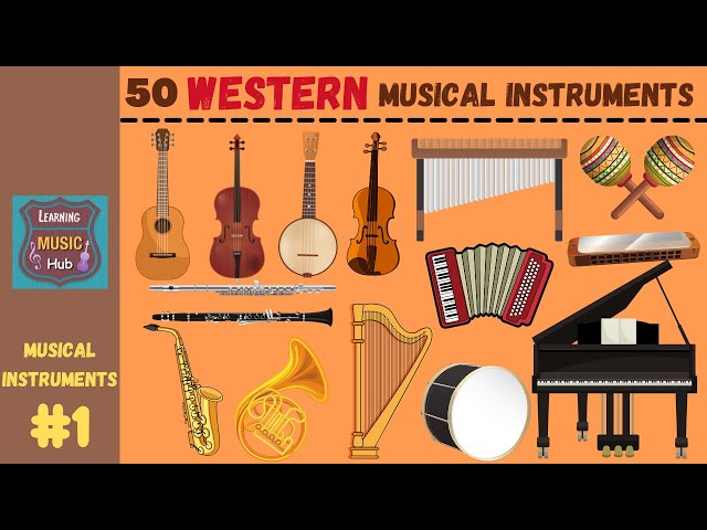 50 WESTERN MUSICAL INSTRUMENTS | Lesson #1 | Learning Music Hub class=