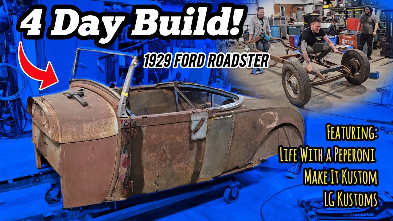 Building a 100 Year Old Car in 4 Days! Featuring 
