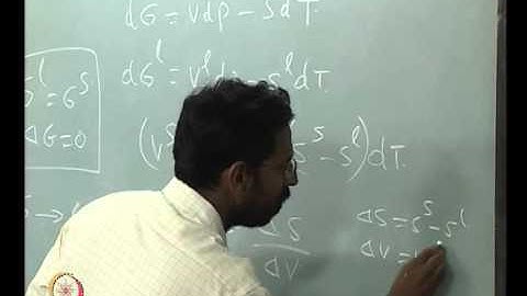Mod-01 Lec-03 Effect of Pressure on equilibrium transformations