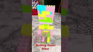 building blocks robot #craftidea #craft #buildingblocks #blockslego #housegame #housevideo #blocks
