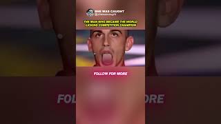 📰💭 MAN WINS WORLD “LICKING” COMPETITION AND GOES VIRAL