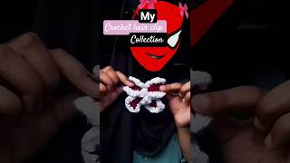 which one is your fav❓#art #crochet #diy #hairclip #youtubeshort