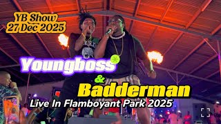 Youngboss Ft Badderman - Live In Flamboyant Park Yb Show2025