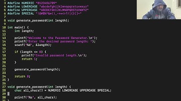 Password Generator in C