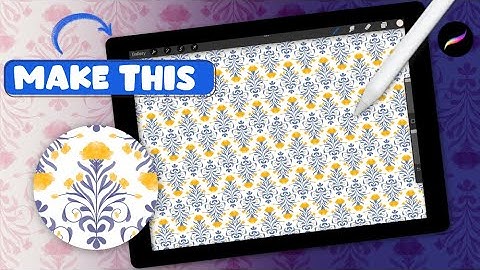 Een prachtig naadloos bloemenpatroon maken met Procreate | Stapsgewijze handleiding