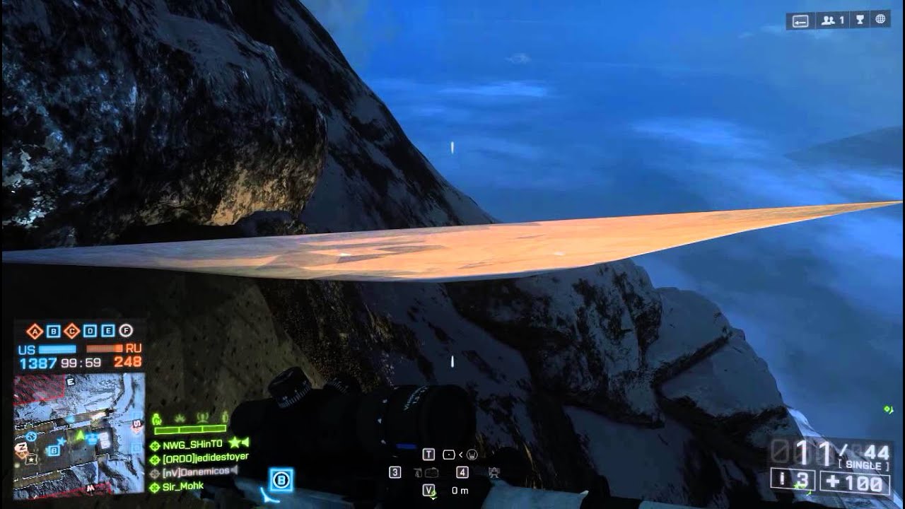 Battlefield 4 glitch on hanger 21