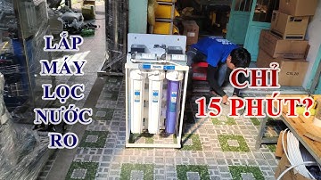 Chi Tiết Lắp Máy Lọc Nước RO 100 L/h Từ A – Z Chỉ 15 Phút | AQUALIFE