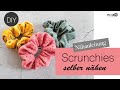 "Scrunchie" Haargummis selber nähen :-) super easy Nähtutorial DIY