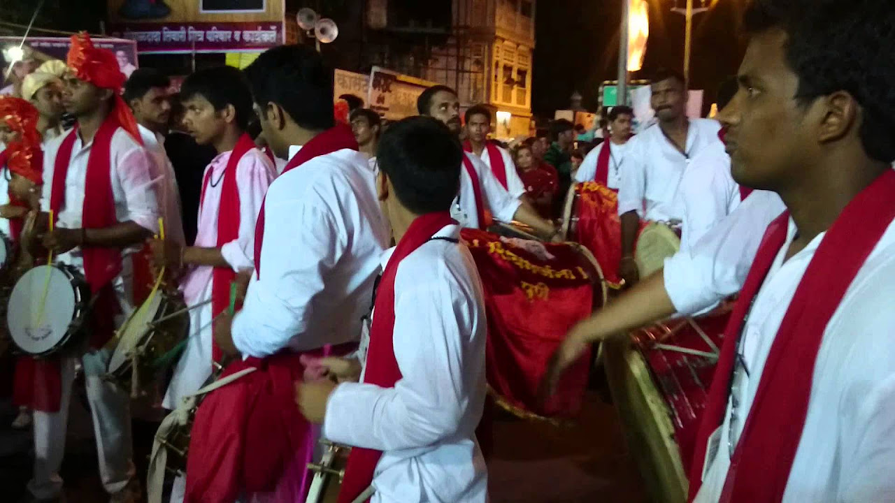 Shivgarjana Dhol Tasha Pathak Pune  Ganesh Visarjan Pune 2014  Azad Mitra Mandal Pune