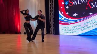 Jake Haning & MacKenzie Goodmanson. 1st Place Classic Routine. Swing Dance America 2024.