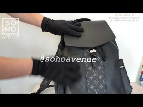 Louis Vuitton Monogram Eclipse Outdoor Backpack Black M30417
