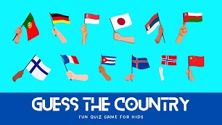 🚩 Can You Guess the Country? 🌎 | A fun Activity game quiz for kids | Compound Words Game |Emoji game