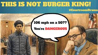 106 MPH in a 50?! Judge Calls Out Maniac Driver's Luck