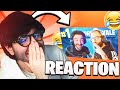 Reagisco alla mia PRIMA PARTITA su FORTNITE con MARZA