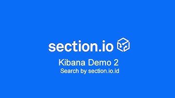 section.io - HTTP logs using Kibana - Demo2 - section.io ID