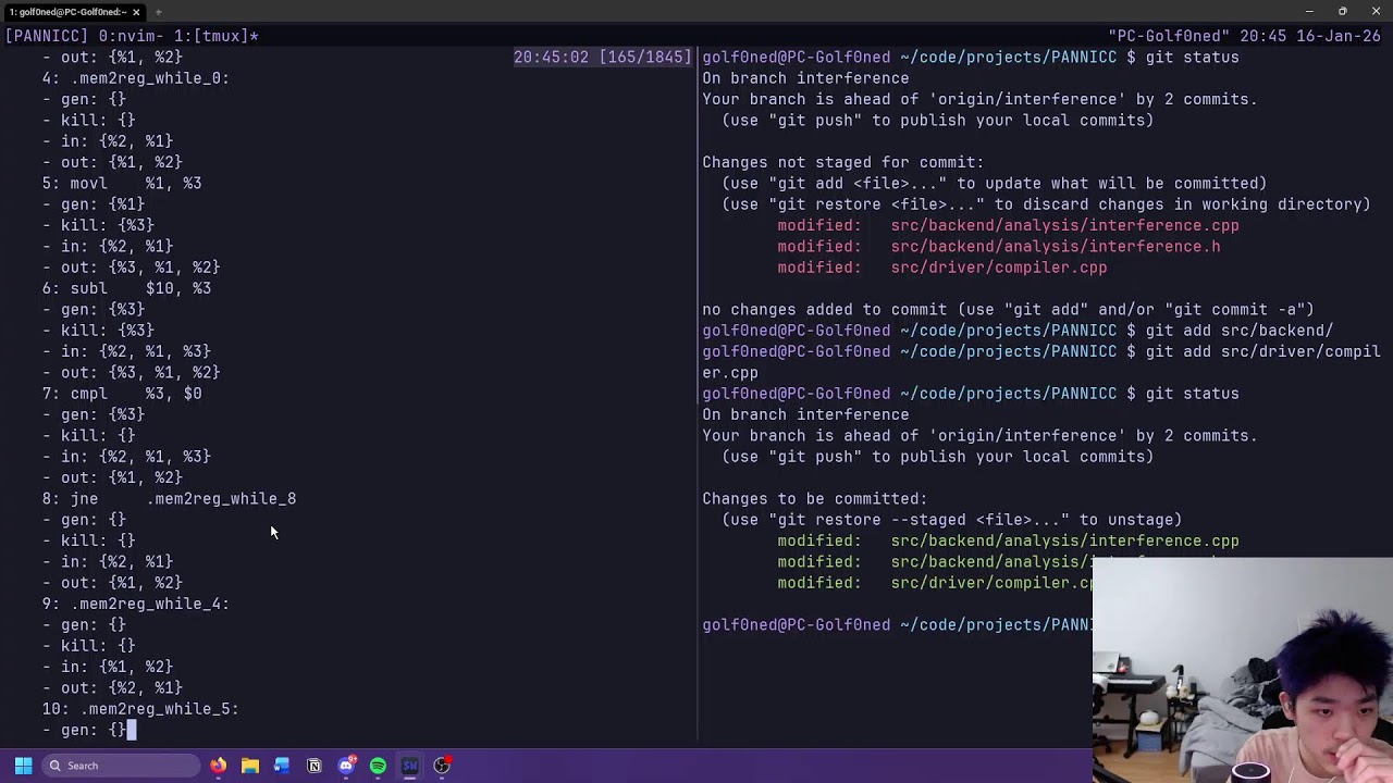 studying compilers every day until i land a compiler role (day 139)