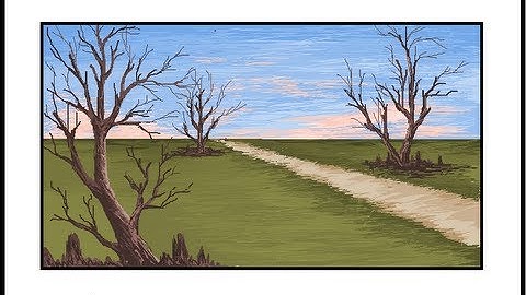 MS Paint Beginners Tutorial - Part 3:How to draw a tree