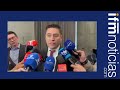 El presidente del CNE, Cristian Quiroz, aseguró que hasta el momento no han llegado denuncias contra