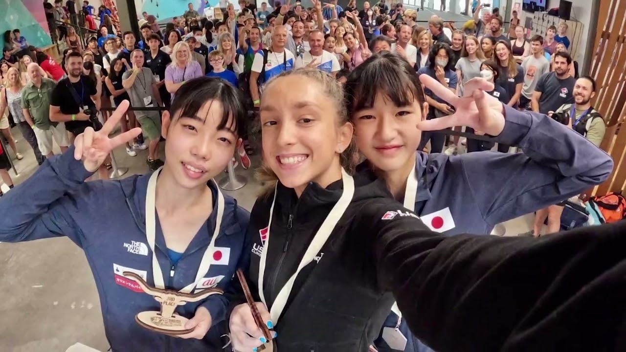 Competition Climber, Anastasia Sanders, Journey To The Open World Cup Climbing 2023 Season