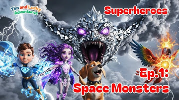 Space Monsters | Tim and Lucky Superheroes Full Episode 2 | kids cartoons