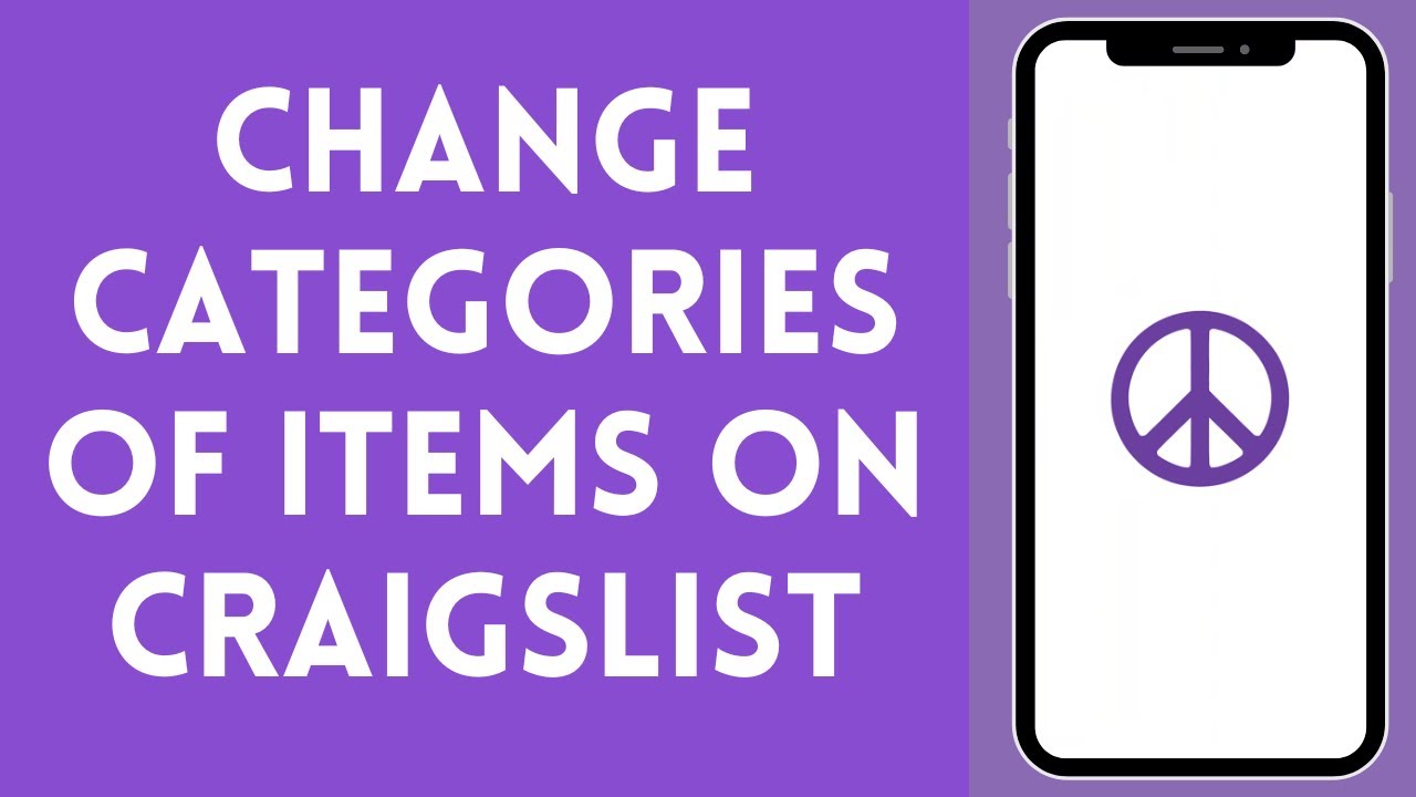 How to Change Categories Items on Craigslist (2024) Craigslist Tutorial