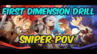 FIRST DIMENSION DRILL -RAGNAROK ORIGIN GLOBAL SNIPER POV -