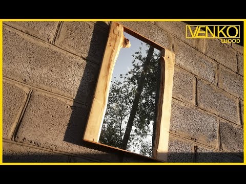 Как сделать зеркало из дерева | How to make a mirror of wood