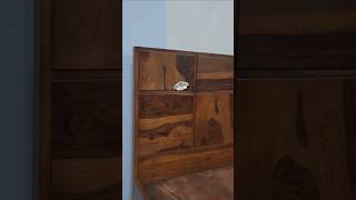 Sheesham wood bed with storage box King size all fitting process