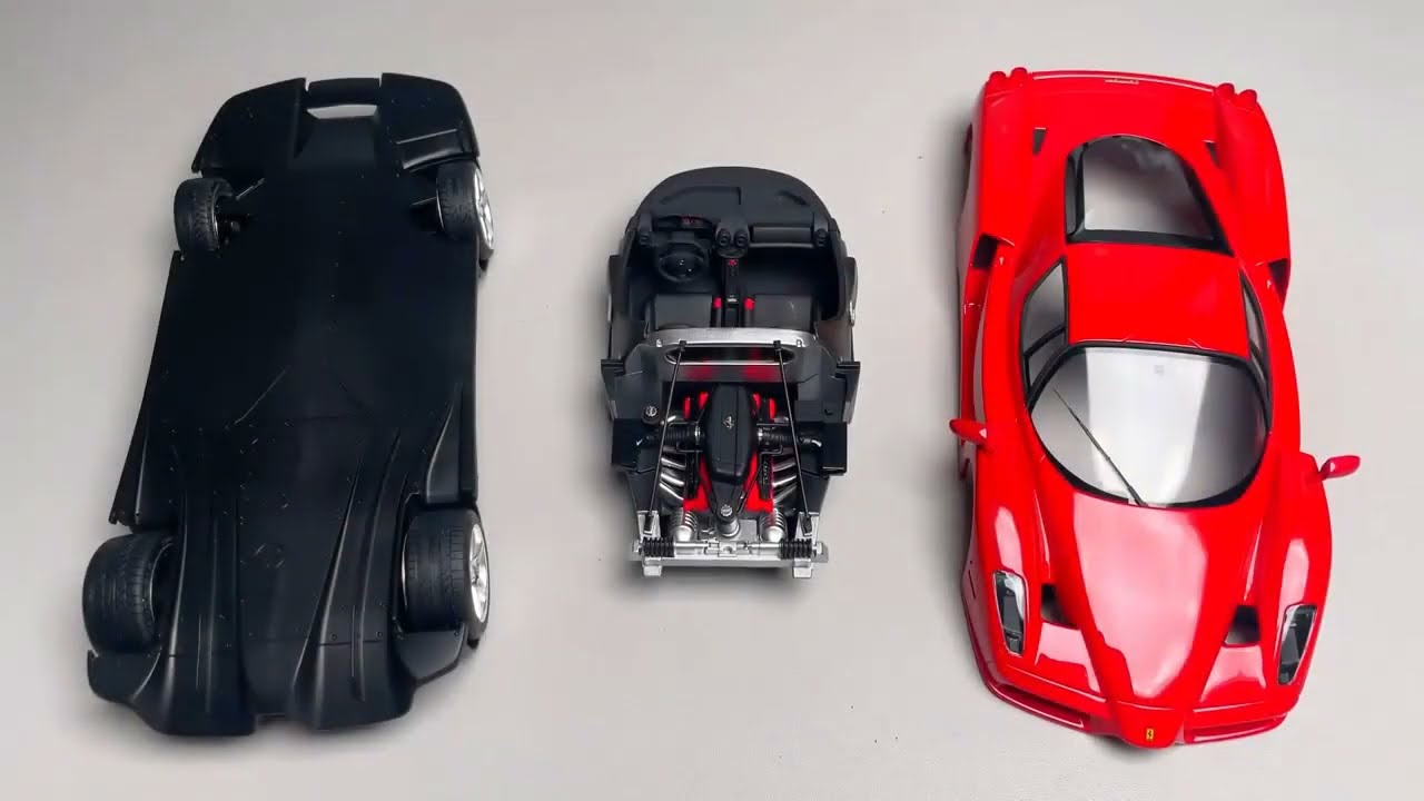 🔥 Fujimi Enzo Ferrari Model Kit | ASMR Engine Build & Detailing | Mr GCN