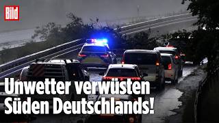 Wetter-Chaos in Bayern: Tornadoverdacht! Superzellen hinterlassen Schneise der Verwüstung!
