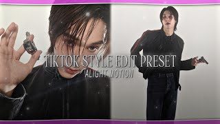 'TIKTOK STYLE EDIT PRESET' In Alight Motion XML 