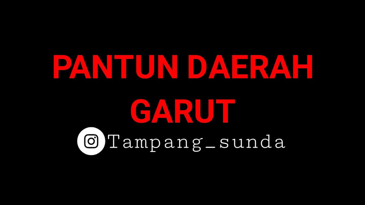 Pantun daerah garut|@tampang_sunda 