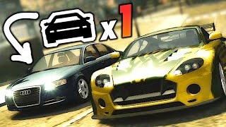 Every Car can only lose ONCE! No Upgrades! NFS Most Wanted Stock Permadeath Challenge | KuruHS